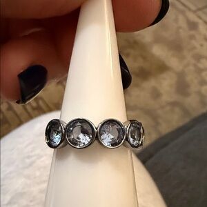 Dances The Sparkle Dreams Aquamarine Ring